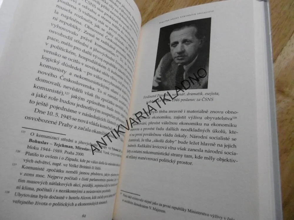 STRUČNÉ DĚJINY NÁRODNÍCH SOCIALISTŮ, JIŘÍ PAROUBEK, PETR DUCHOSLAV, **an