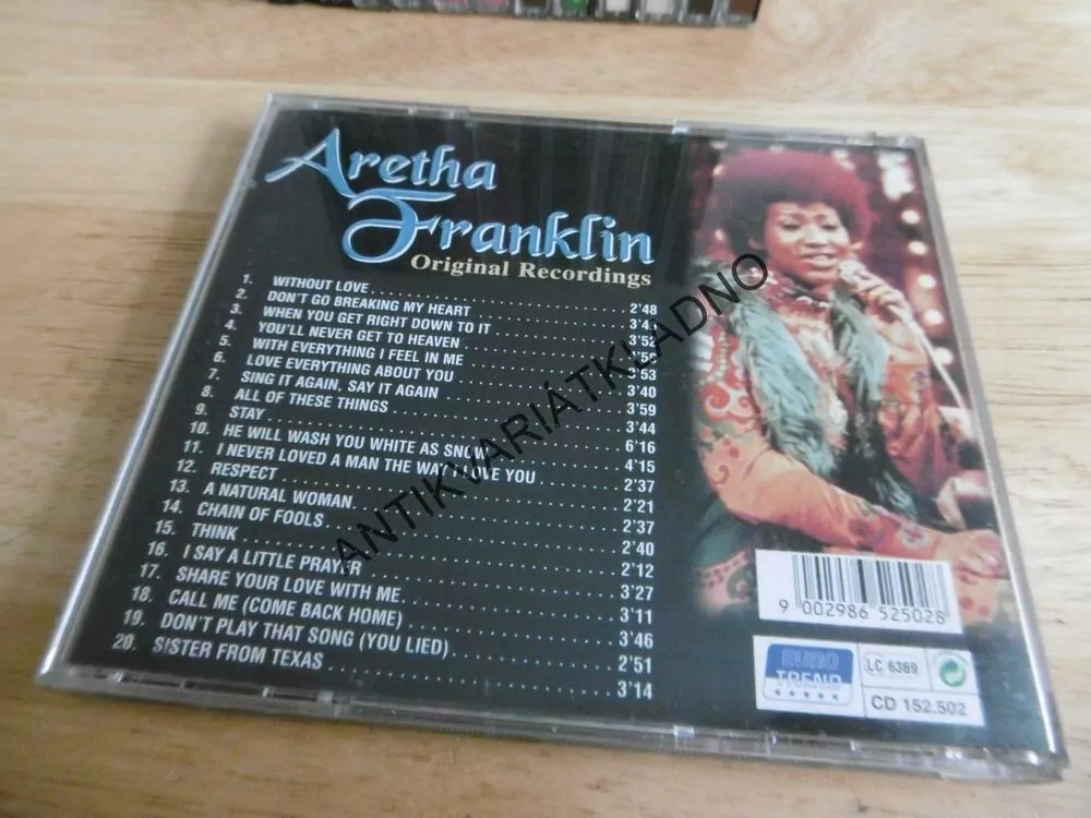 ARETHA FRANKLIN,  CD HUDBA