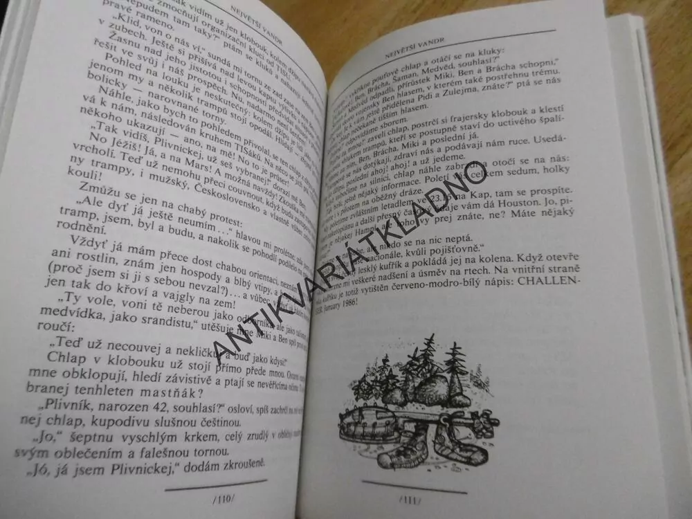 ČAJ S PŘÍCHUTÍ JEHLIČÍ, TRAMPSKÝ CANCÁK, JAN VYČÍTAL