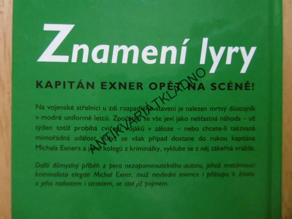 ZNAMENÍ LYRY, VÁCLAV ERBEN, **an