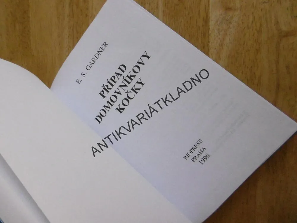 PŘÍPAD DOMOVNÍKOVY KOČKY, E.S. GARDNER, **an