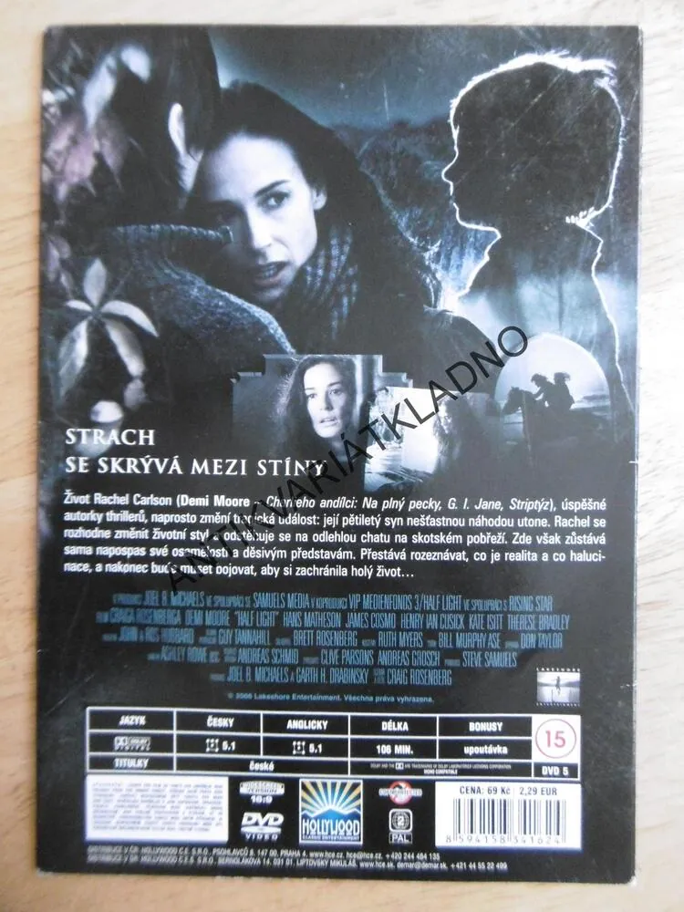 SVĚTLO VE TMĚ, DVD FILM  
