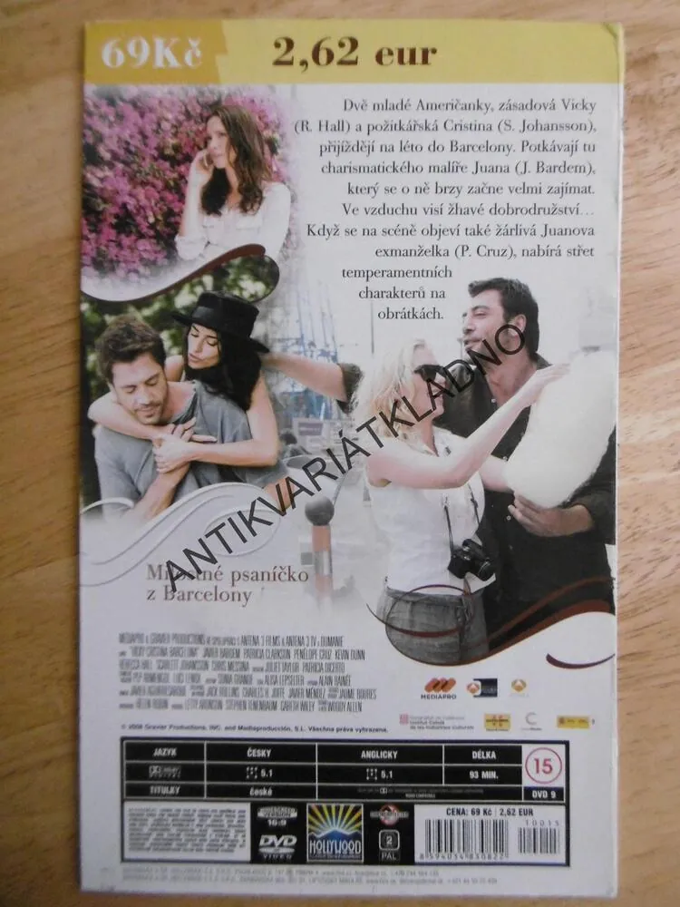 VICKY CRISTINA BARCELONA, DVD FILM