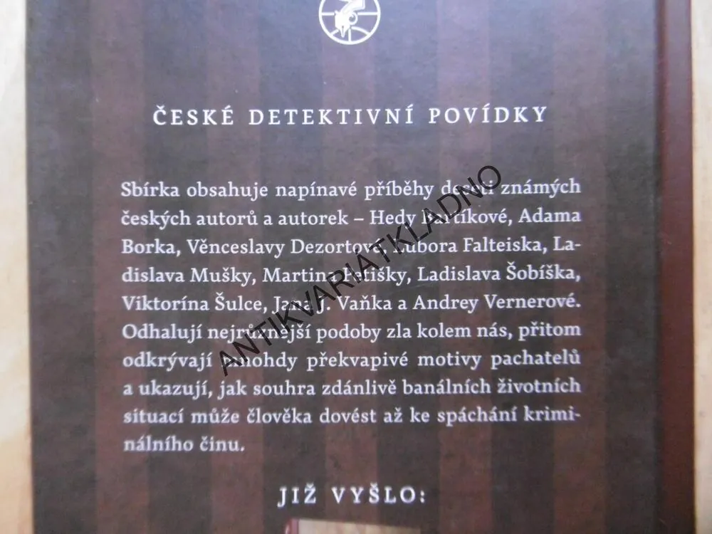 PODIVNÉ VRAŽDĚNÍ, ČESKÉ DETEKTIVNÍ POVÍDKY, **an