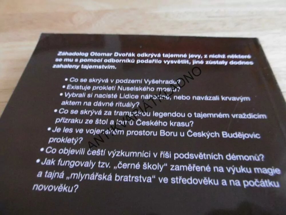 ČESKÉ ZÁHADY, OTOMAR DVOŘÁK, **an