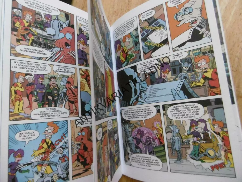 FUTURAMA DOBRODRUŽSTVÍ, KOMIKS, **an