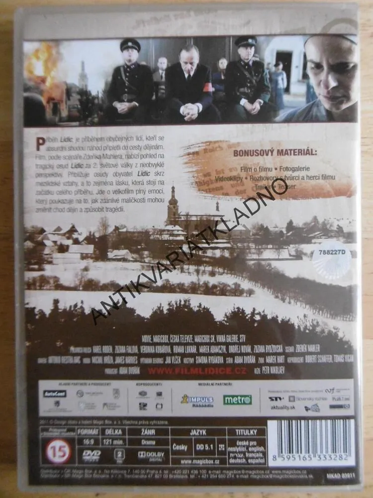 LIDICE, RODEN, FIALOVÁ, ADAMCZYK, KUBAŘOVÁ, DVD FILM