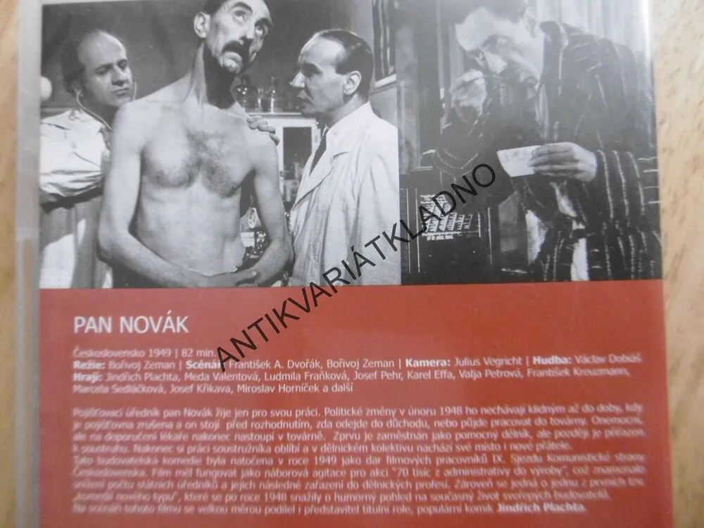 PAN NOVÁK, DVD FILM ČR