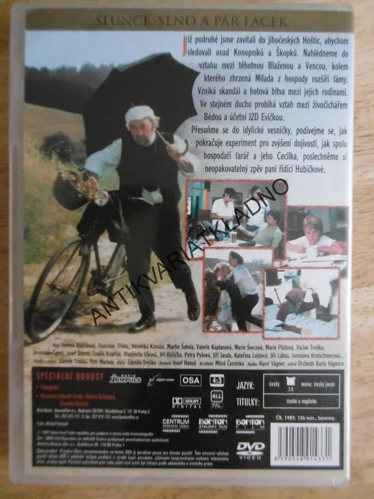 SLUNCE, SENO A PÁR FACEK, DVD FILM