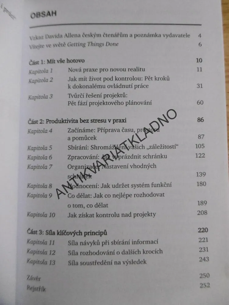 MÍT VŠE HOTOVO, DAVID ALLEN,