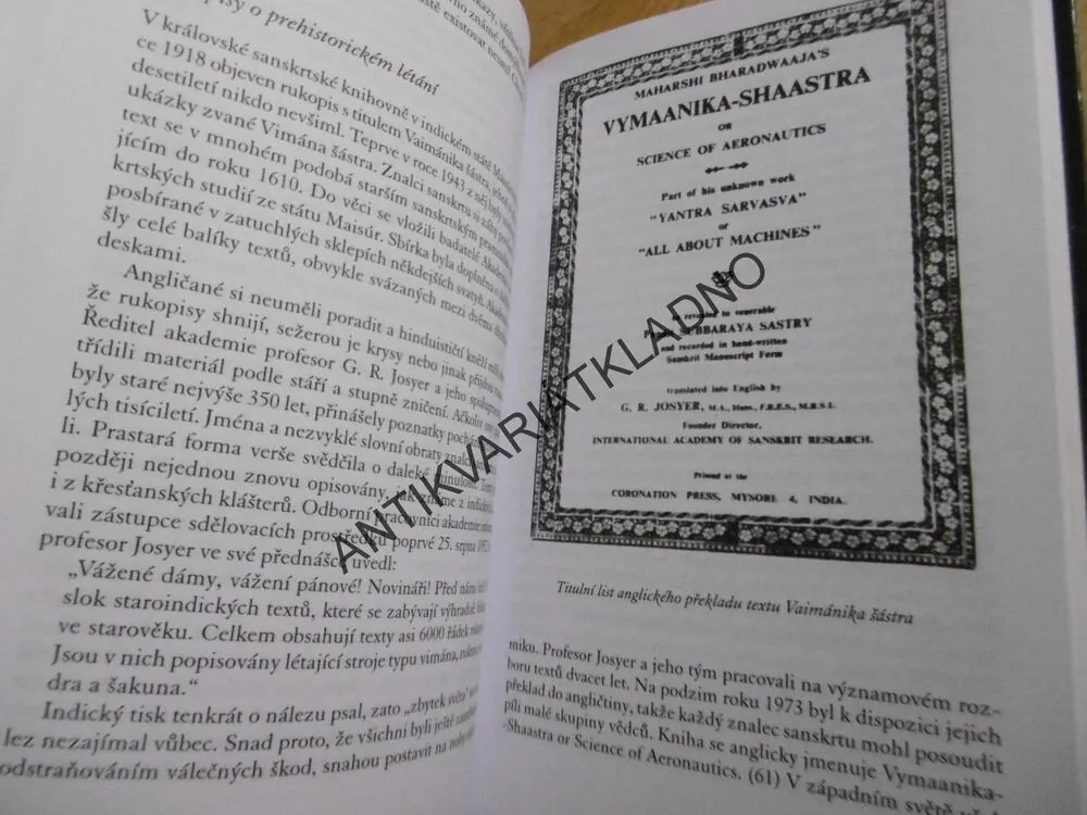 ŠOK Z BOHŮ, ERICH VON DÄNIKEN, **an