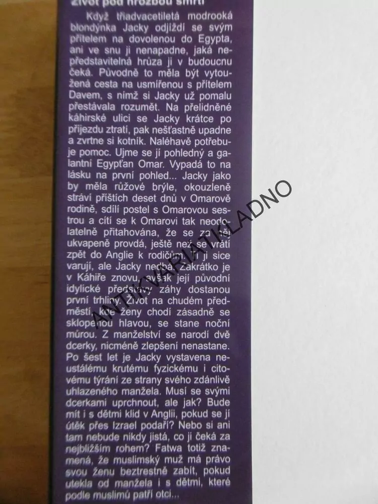 FATWA, ŽIVOT POD HROZBOU SMRTI, JACKY TREVANE, **an