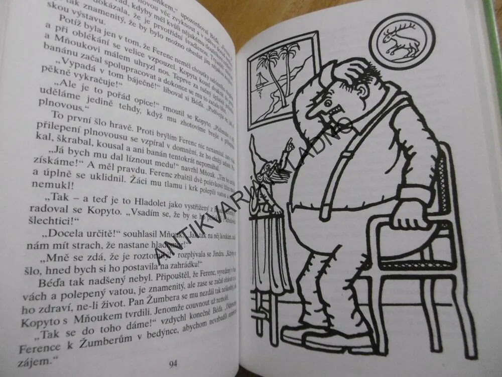ŽÁCI KOPYTO A MŇOUK OPĚT ZASAHUJI, ŠVANDRLÍK, NEPRAKTA, **an