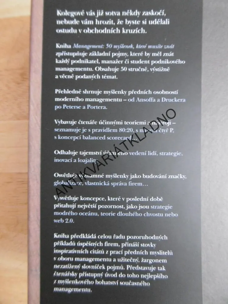 MANAGEMENT  50 MYŠLENEK, KTERÉ MUSÍTE ZNÁT, EDWARD RUSSELL-WALLING, **an