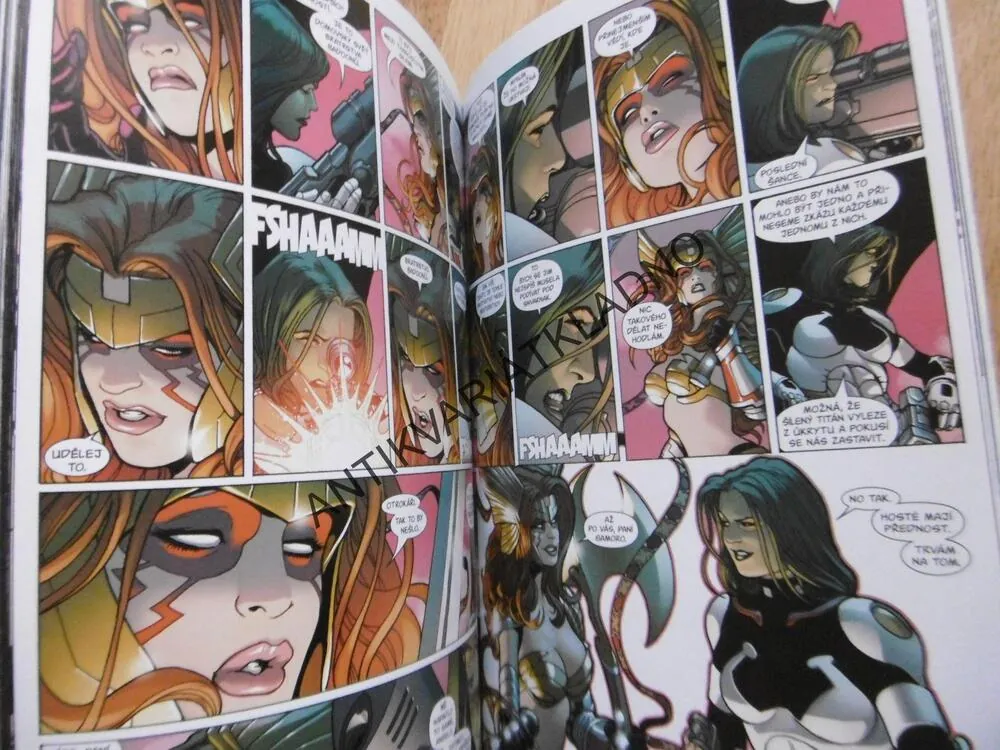 STRÁŽCI GALAXIE, ANGELA, KOMIKS MARVEL, **an