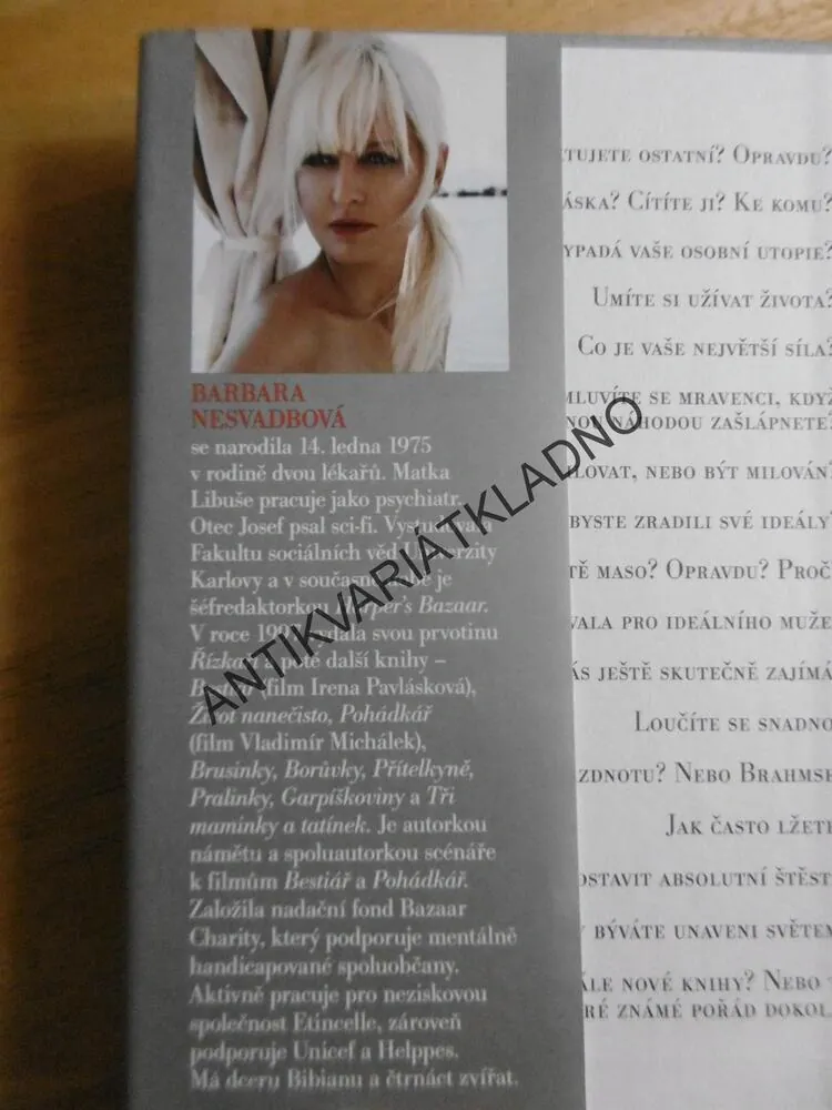 LASKONKY, BARBARA NESVADBOVÁ, **an