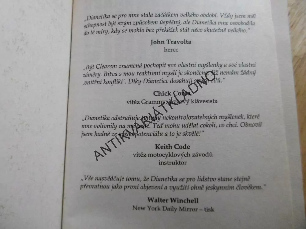 DIANETIKA, MODERNÍ VĚDA O DUŠENÍM ZDRAVÍ, HUBBARD, **an
