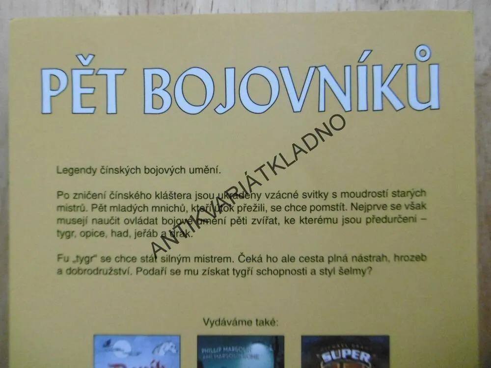 PĚT BOJOVNÍKŮ, TYGR, JEFF STONE, **an