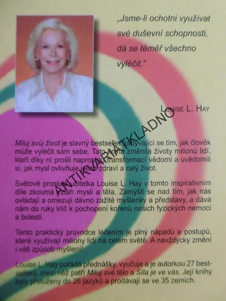 MILUJ SVŮJ ŽIVOT, MEDITACE, LOUISE L.HAY, **an