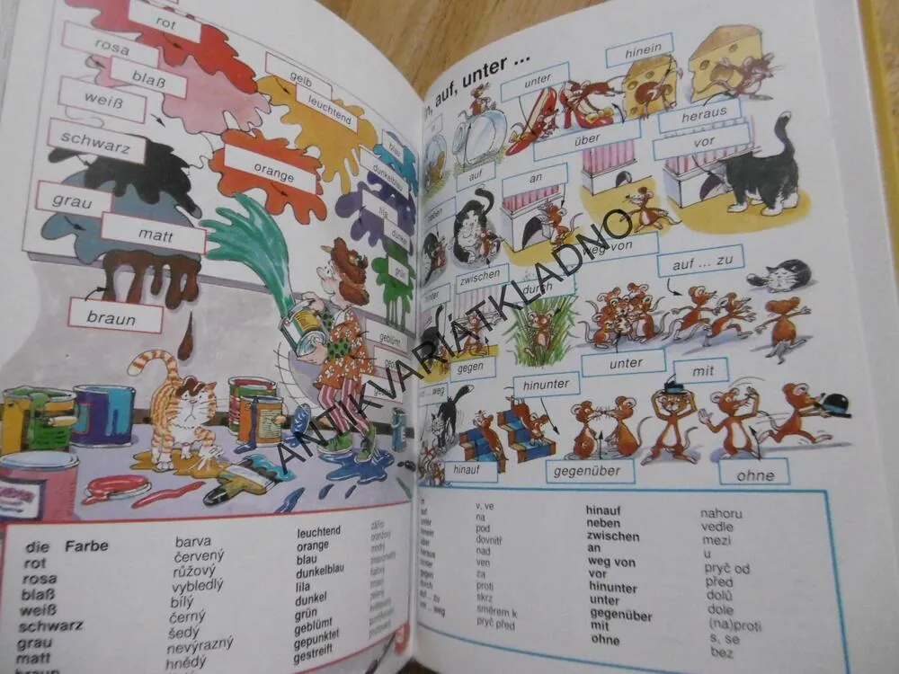 OBRÁZKOVÝ NĚMECKO-ČESKÝ SLOVNÍK, **an