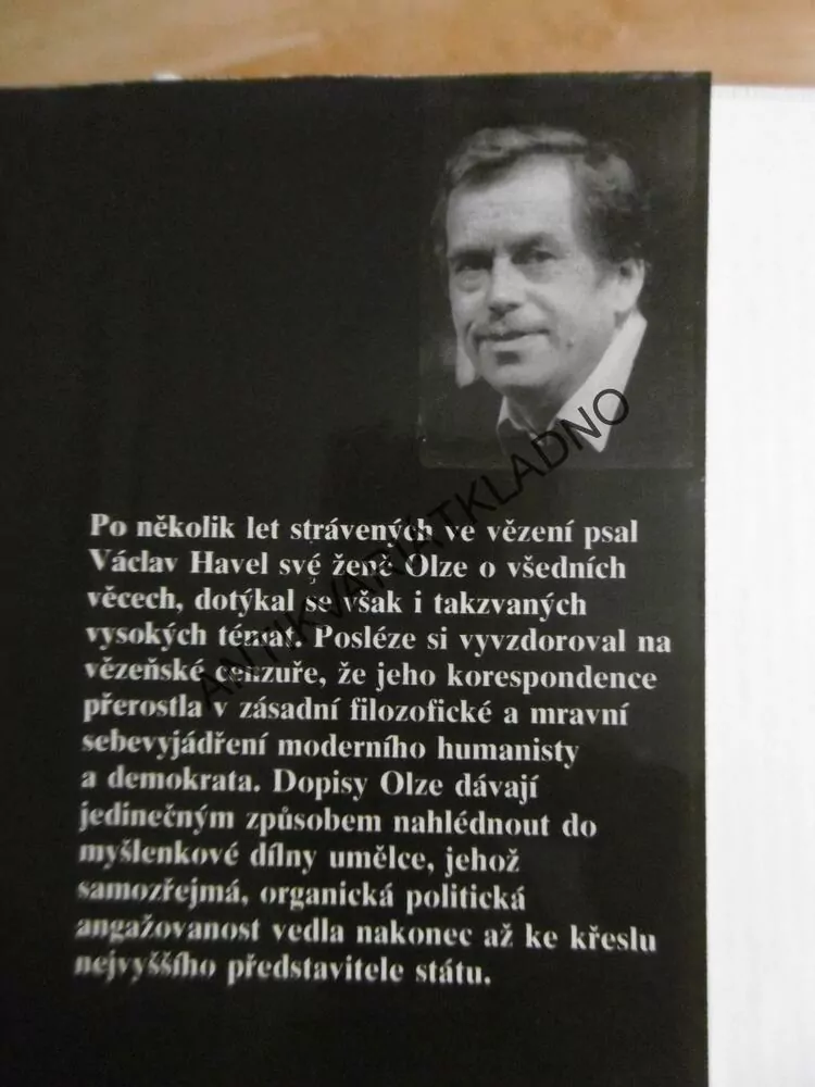 DOPISY OLZE, VÁCLAV HAVEL, **an