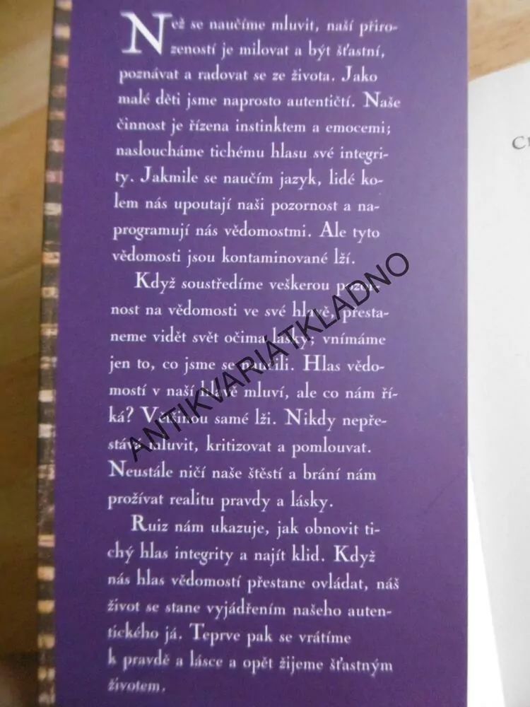 HLAS POZNÁNÍ, DON MIGUEL RUIZ, **an