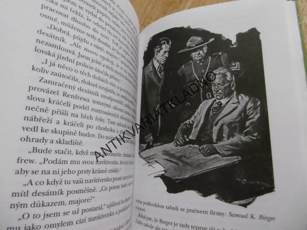 HLÍDKA JEDE NA SEVER, LAURIE Y. ERSKINE, ZDENĚK BURIAN, S PUŠKOU A LASEM, **an