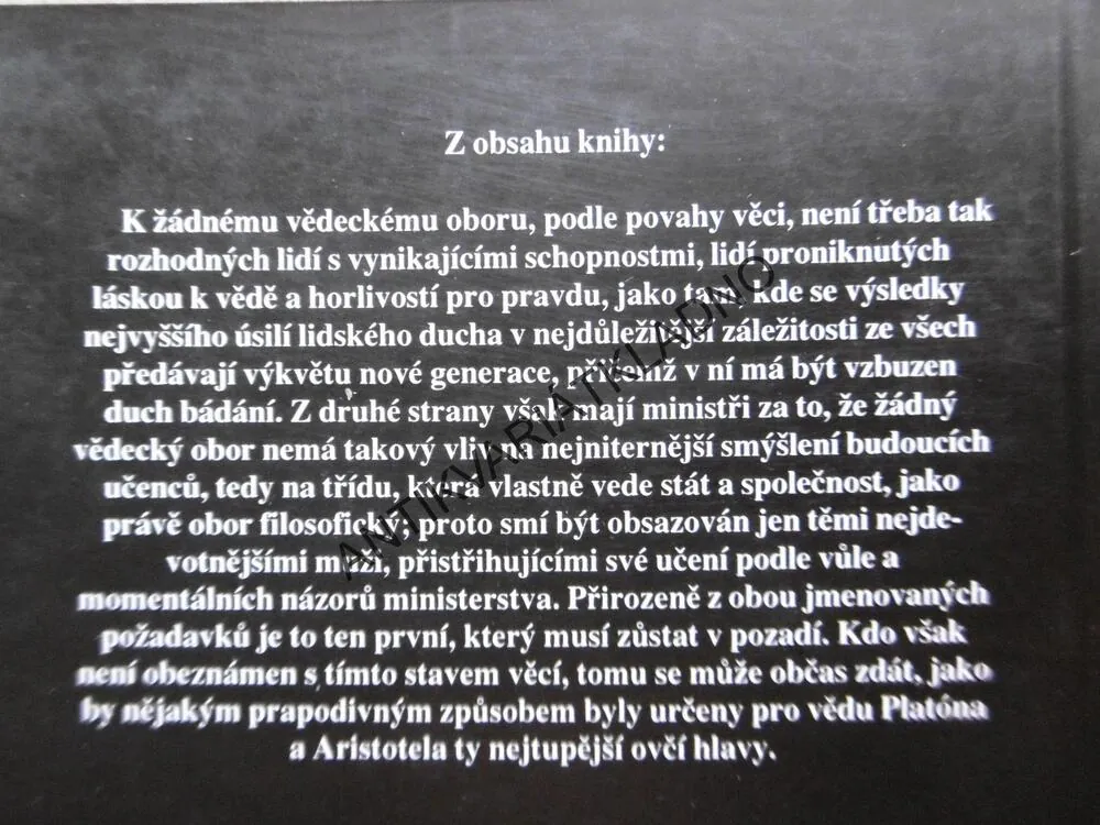 O FILOSOFECH A FILOSOFII, ARTHUR SCHOPENHAUER, 1999, **an