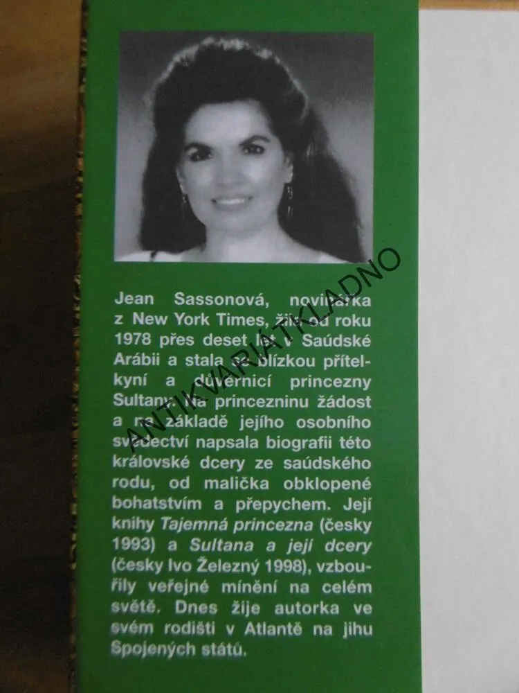 PRINCEZNA SULTANA A JEJÍ BLÍZCÍ, JEAN SASSONOVÁ, **an