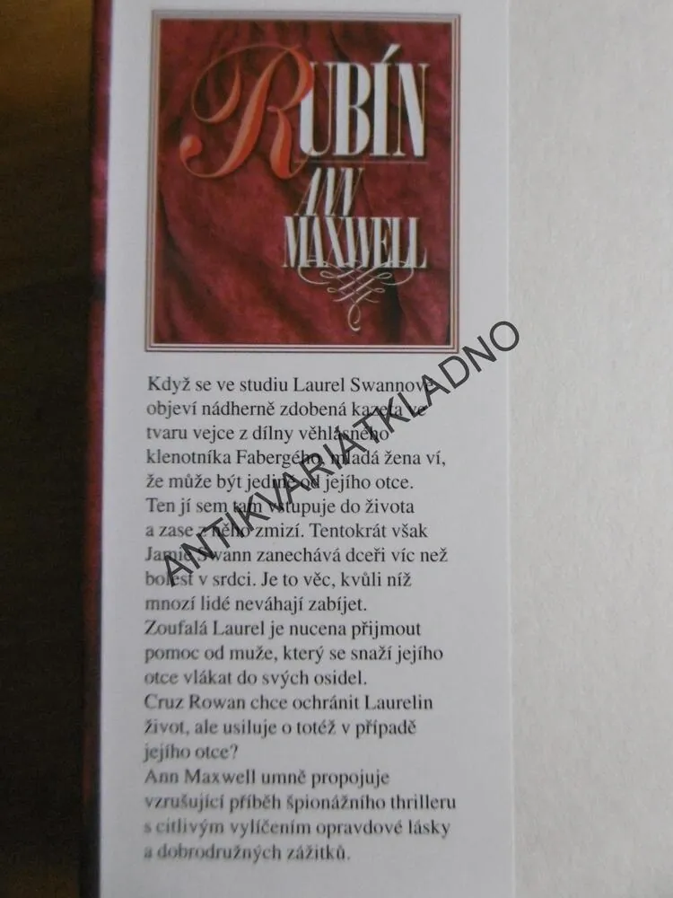RUBÍN, ANN MAXWELL, **an