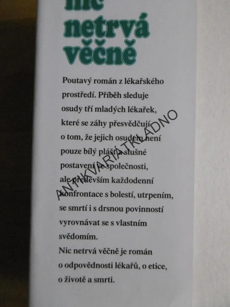 NIC NETRVÁ VĚČNĚ, SIDNEY SHELDON, **an