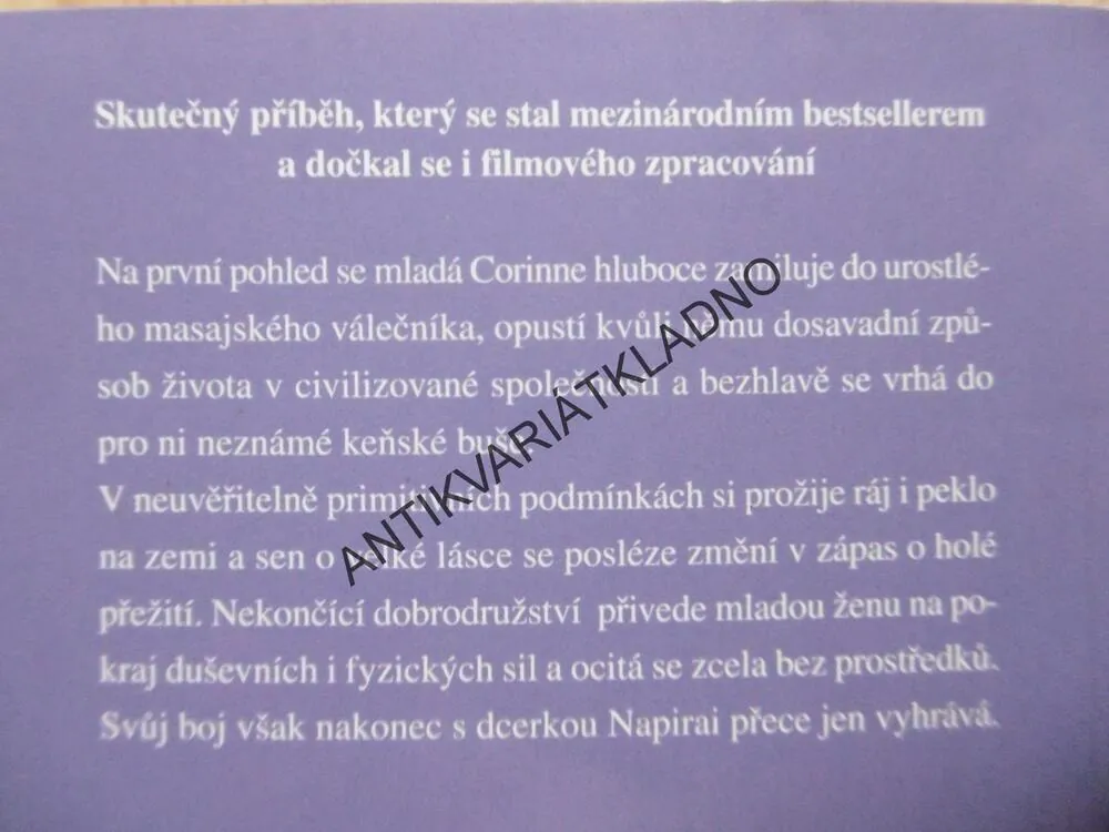PŘÍBĚH BÍLÉ MASAJKY, BÍLÁ MASAJKA, CORINNE HOFMANNOVÁ, AFRIKA, **an