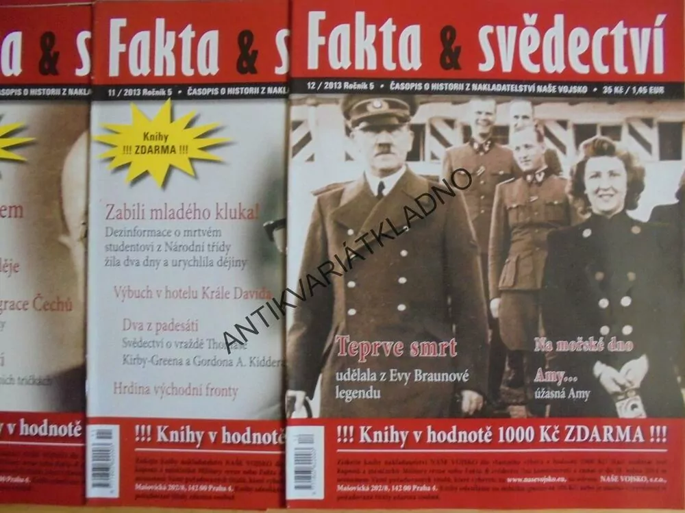 FAKTA A SVĚDECTVÍ,1-12/2013,ČASOPIS HISTORIE,VÁLKA