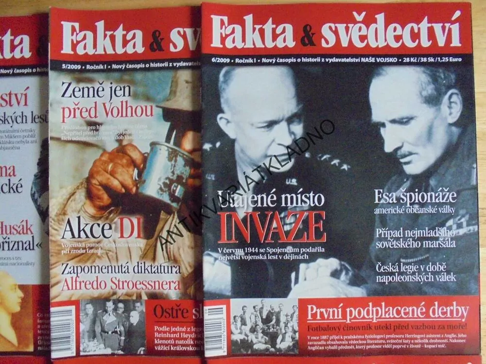 FAKTA A SVĚDECTVÍ,1-12/2009,ČASOPIS VÁLKA, ARMÁDA
