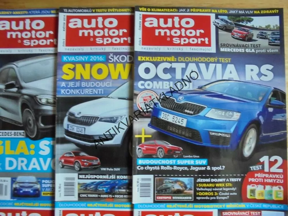 AUTO MOTO SPORT, 1-12/2014, ČASOPIS, DOPRAVA