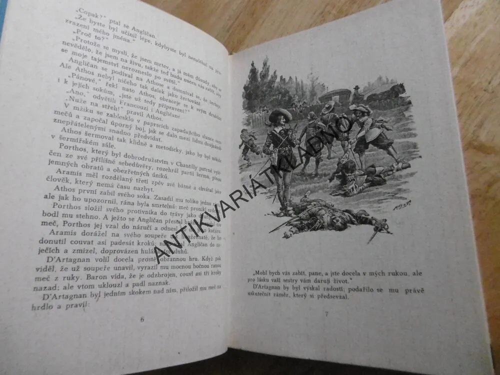KOD 23/2, TŘI MUŠKETÝŘI, ALEXANDER DUMAS, **an