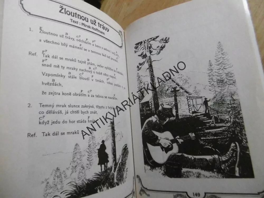 COUNTRY ZPĚVNÍK 1., NOTY, TEXTY,AKORDY, **an