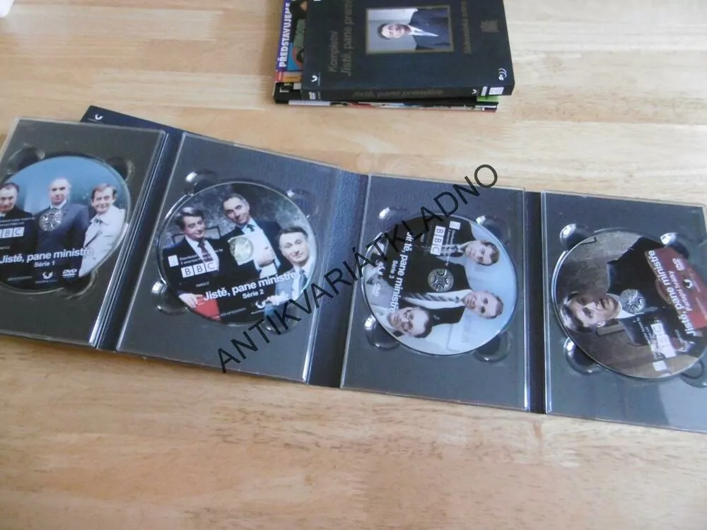JISTĚ, PANE MINISTŘE, KOMPLETNÍ, SBĚRATELSKÁ EDICE, 3 X DVD FILM