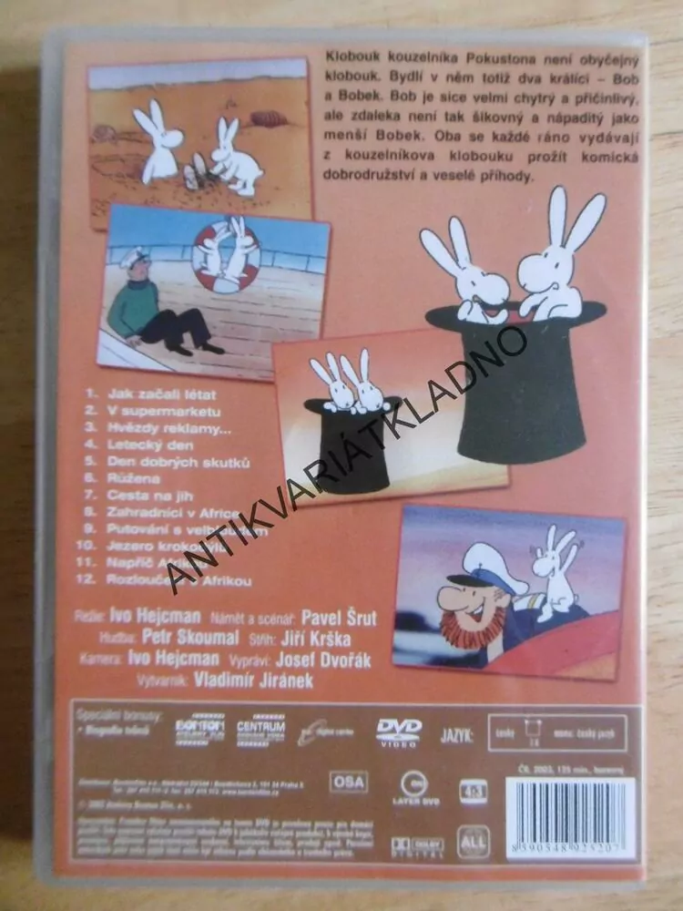 BOB A BOBEK KRÁLÍCI Z KLOBOUKU, 4., DVD FILM