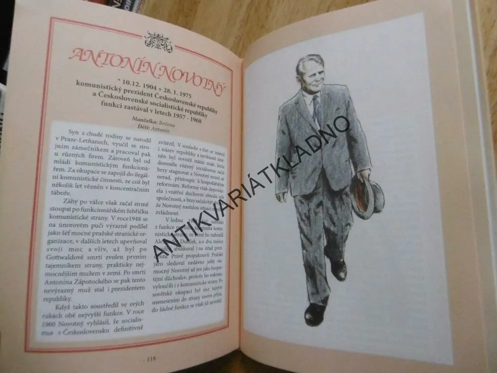 ČEŠTÍ PANOVNÍCI V KOSTCE, KNÍŽATA, KRÁLOVÉ, PREZIDENTI, **an