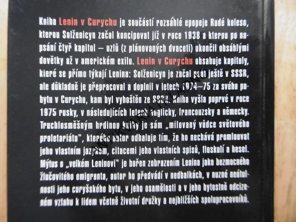 LENIN V CURYCHU, ALEXANDER SOLŽENICYN, **an