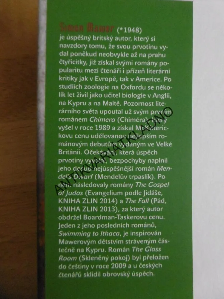 MENDELŮV TRPASLÍK, SIMON MAWER, **an