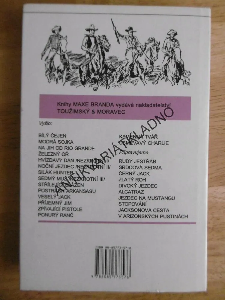 USMĚVAVÝ CHARLIE, MAX BRAND, ZDENĚK BURIAN, **an