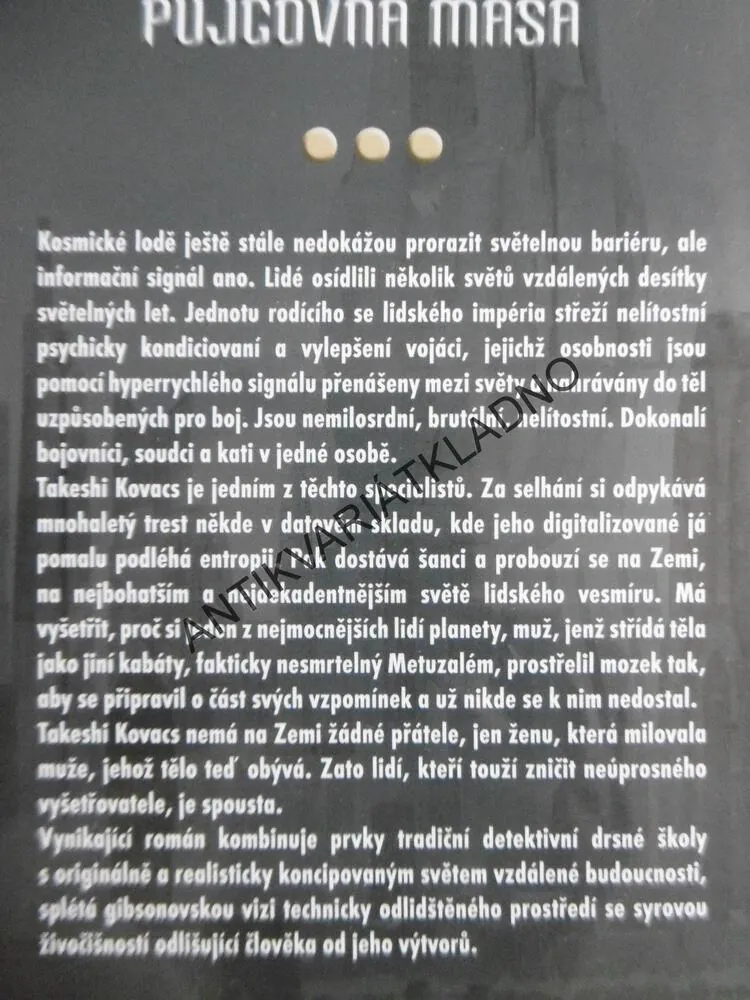 PŮJČOVNA MASA, RICHARD K. MORGAN, **an