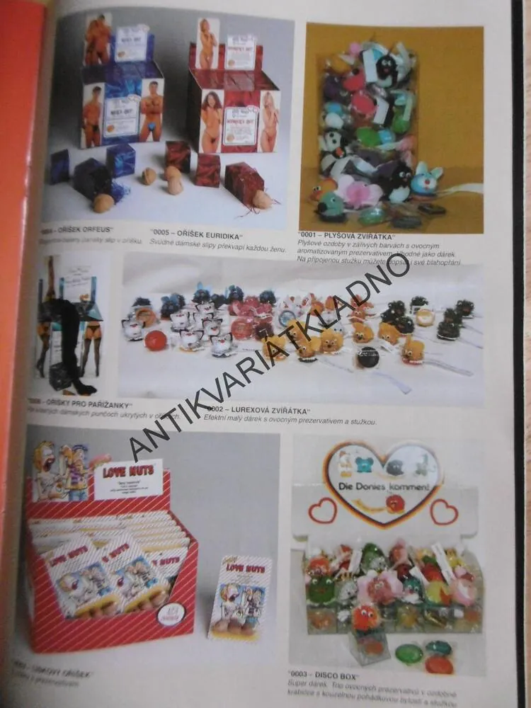 KATALOG ZBF- EROTICKÉ POMŮCKY, ODĚVY,AJ. 1993