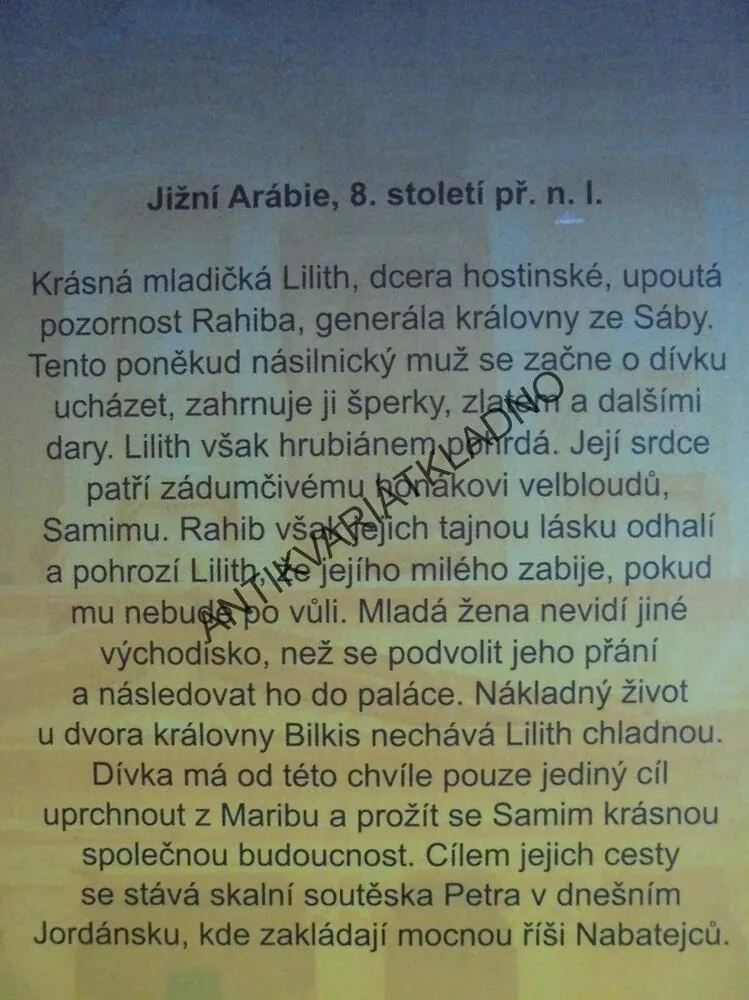 NÁHRDELNÍK KRÁLOVNY ZE SÁBY, MARGARET JARDASOVÁ