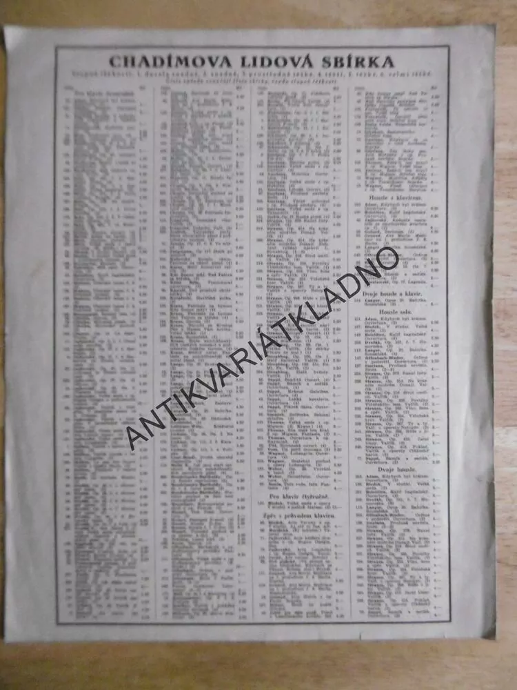 JARUNČIN ŠTĚDROVEČERNÍ SEN, TEXTY, 1 ks, ZPĚVNÍK