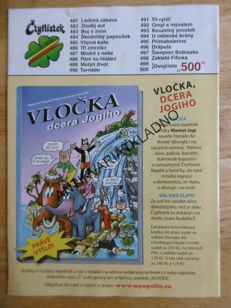 ČTYŘLÍSTEK 488 - PANÍ NA HLÍDÁNÍ