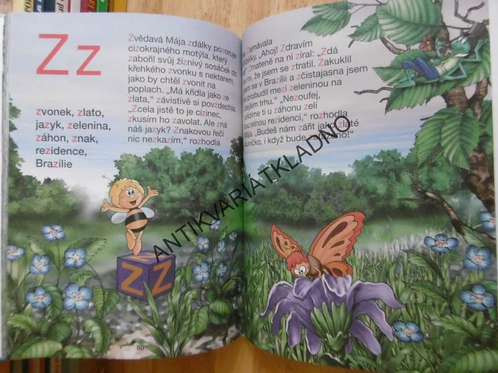 ABECEDA S VČELKOU MÁJOU, VČELKA MÁJA, **an