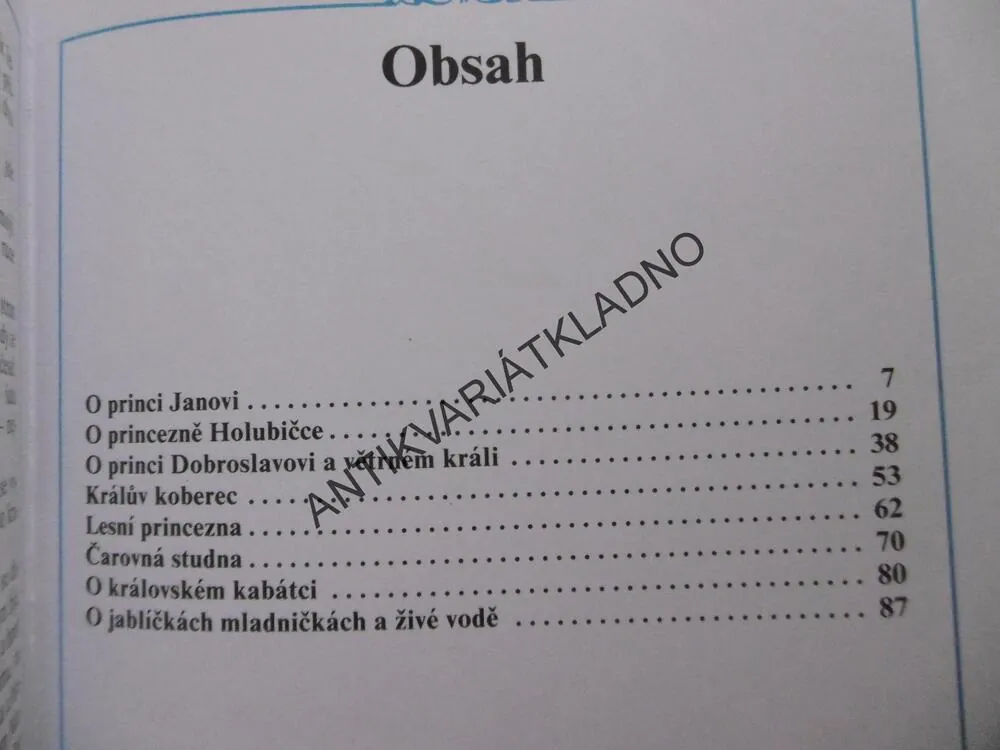 POHÁDKY O PRINCÍCH A PRINCEZNÁCH, **an
